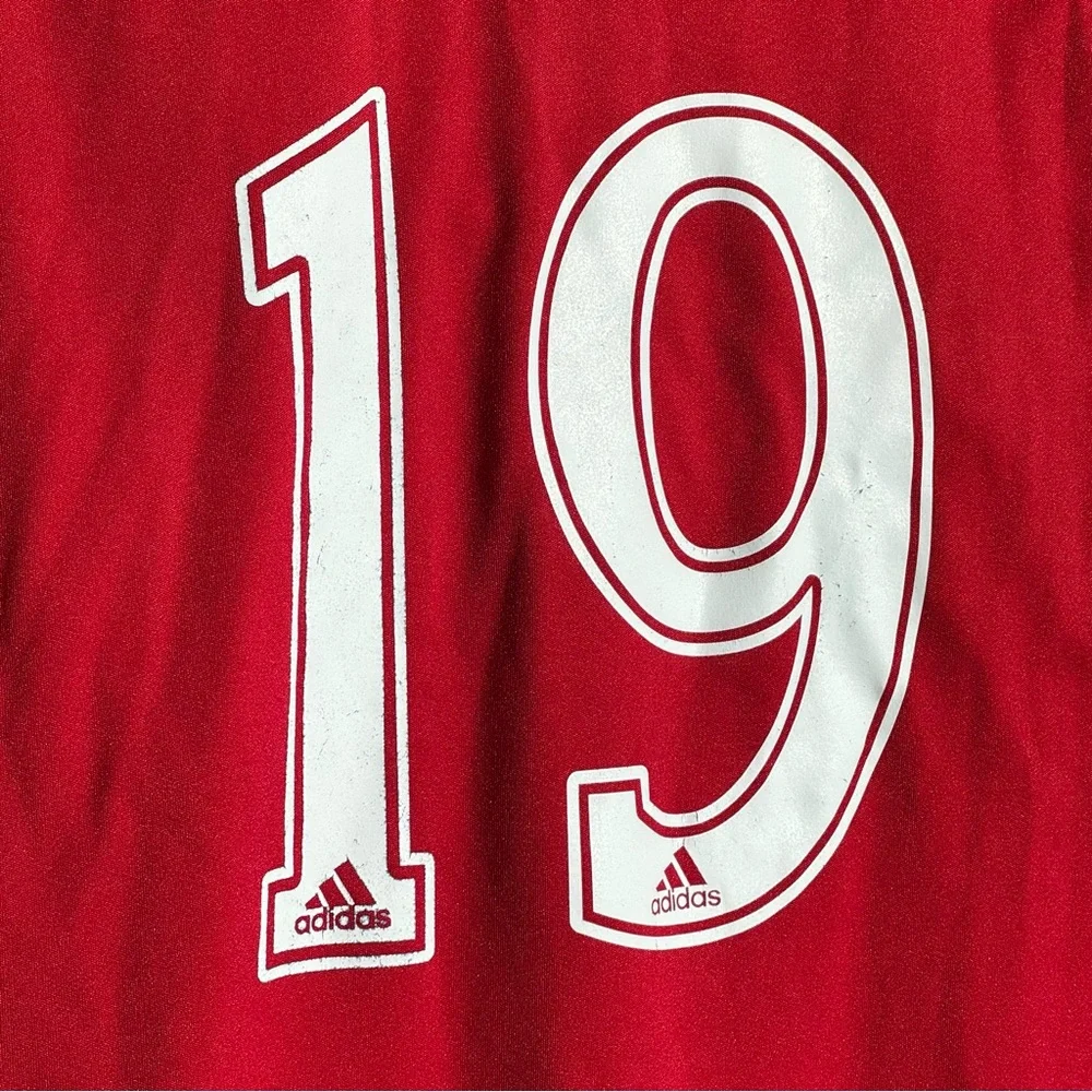 Adidas ClimaCool Fullerton Rangers FC Soccer Jersey #19 Red White Adult Men’s M - Picture 4 of 8